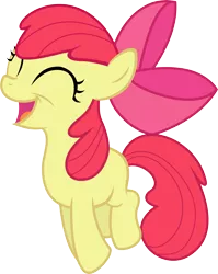 Size: 6000x7534 | Tagged: safe, artist:emedina13, derpibooru import, apple bloom, earth pony, pony, female, filly, hopping, image, png, solo, vector