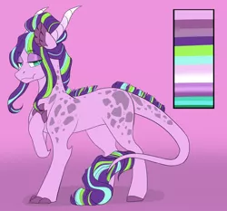 Size: 1150x1070 | Tagged: safe, artist:yuyusunshine, derpibooru import, oc, oc:orchid flame, unofficial characters only, dracony, hybrid, female, gradient background, image, interspecies offspring, offspring, parent:spike, parents:sparlight, parent:starlight glimmer, png, solo