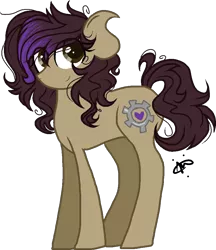 Size: 878x1018 | Tagged: safe, artist:gallantserver, derpibooru import, oc, oc:silver aria, earth pony, pony, female, image, mare, offspring, parent:doctor whooves, parent:octavia melody, parents:doctavia, png, simple background, solo, transparent background