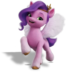 Size: 660x728 | Tagged: safe, derpibooru import, official, pipp petals, pegasus, pony, my little pony: a new generation, female, g5, image, looking at you, mare, png, shadow, simple background, solo, transparent background