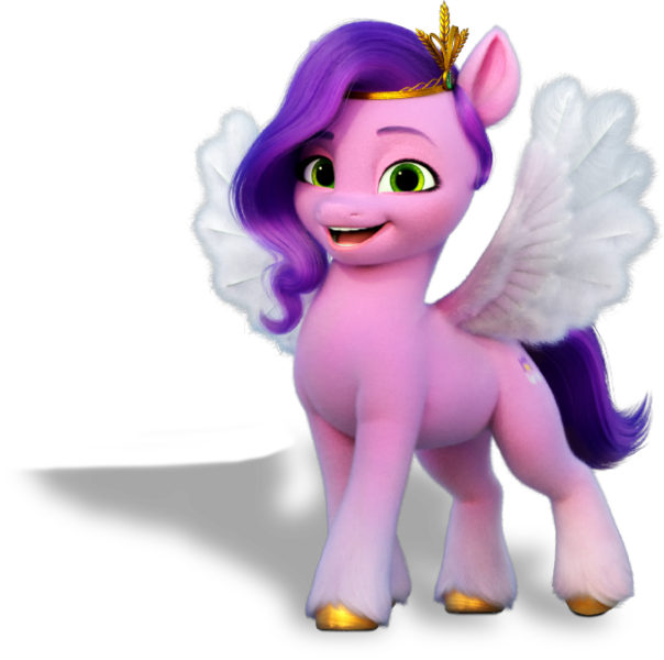 Size: 623x619 | Tagged: safe, derpibooru import, official, pipp petals, pegasus, pony, my little pony: a new generation, female, g5, image, looking at you, mare, png, shadow, simple background, solo, transparent background