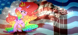 Size: 1280x572 | Tagged: safe, artist:arctusthegoddessyt, derpibooru import, oc, 9/11, image, jpeg, memorial, united states