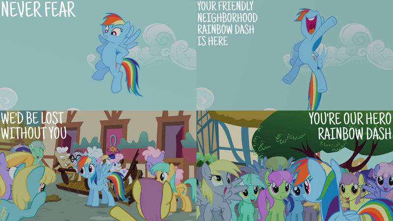 Size: 1280x720 | Tagged: safe, derpibooru import, edit, edited screencap, editor:quoterific, screencap, derpy hooves, lyra heartstrings, minuette, rainbow dash, earth pony, pegasus, pony, unicorn, season 2, the mysterious mare do well, eyes closed, female, flying, grin, image, jpeg, male, mare, nose in the air, open mouth, sky, smiling, spread wings, stallion, uvula, volumetric mouth, wings