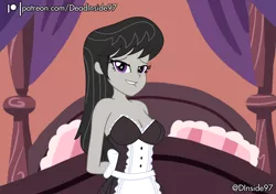 Size: 2700x1900 | Tagged: safe, artist:deadinside97, derpibooru import, part of a set, octavia melody, equestria girls, breasts, busty octavia, clothes, image, maid, maid octavia melody, png