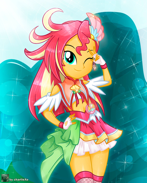 2544593 Safe Artist Charliexe Derpibooru Import Sunset Shimmer