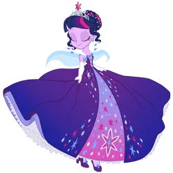 Size: 3600x3600 | Tagged: safe, artist:sapphiregamgee, derpibooru import, twilight sparkle, equestria girls, clothes, dress, gown, image, png, simple background, solo, transparent background