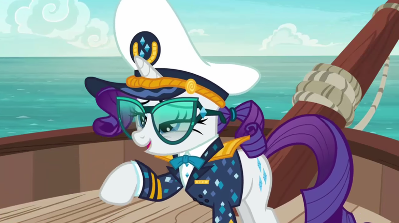 Size: 1920x1076 | Tagged: safe, derpibooru import, screencap, rarity, ppov, captain rarity, image, png, solo