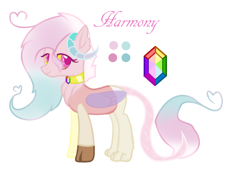 Size: 1692x1224 | Tagged: safe, artist:aonairfaol, derpibooru import, oc, oc:harmony, unofficial characters only, draconequus, base used, draconequus oc, female, image, magical discordian spawn, offspring, parent:discord, png, reference sheet, simple background, smiling, solo, white background