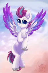 Size: 2731x4096 | Tagged: safe, artist:gleamydreams, derpibooru import, zipp storm, pegasus, pony, g5, image, jpeg, spread wings, wings