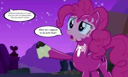 Size: 1154x692 | Tagged: safe, artist:14oliverhedgehog, artist:barrelslover, derpibooru import, pinkie pie, earth pony, pony, female, image, jpeg, living latex, living suit, mare, remake, symbiote