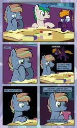 Size: 1920x3169 | Tagged: safe, artist:alexdti, derpibooru import, oc, oc:marco, oc:purple creativity, oc:umberto, unofficial characters only, pegasus, pony, unicorn, comic:quest for friendship, image, jpeg