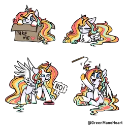 Size: 2550x2550 | Tagged: safe, artist:greenmaneheart, derpibooru import, oc, oc:zipper, alicorn, pony, box, female, image, mare, png, pony in a box, simple background, solo, transparent background