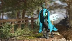 Size: 3840x2160 | Tagged: safe, artist:freasaloz, derpibooru import, queen chrysalis, changeling, 3d, image, png, solo, source filmmaker