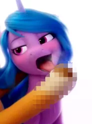 Size: 528x712 | Tagged: suggestive, derpibooru import, edit, edited screencap, screencap, hitch trailblazer, izzy moonbow, my little pony: a new generation, spoiler:my little pony: a new generation, censored, g5, image, out of context, png, unnecessary censorship