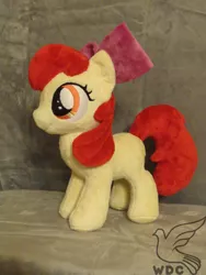 Size: 480x640 | Tagged: safe, artist:whitedove-creations, derpibooru import, apple bloom, earth pony, pony, female, filly, image, irl, jpeg, photo, plushie