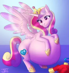 Size: 1909x2000 | Tagged: suggestive, artist:jitterbugjive, derpibooru import, princess cadance, alicorn, pony, belly, big belly, cadance pregnant with shining armor, cadancepred, cadencepred, commission, commissioner:reversalmushroom, fetish, good clean married vore, image, implied shining armor, married couples doing married things, permanent, permapregnant, png, pregdance, pregnant, romance, romantic, simple background, together forever, transparent background, unbirthing, vore, willing vore