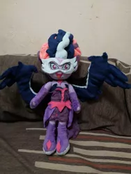 Size: 744x992 | Tagged: safe, artist:krystlekmy, derpibooru import, twilight sparkle, equestria girls, image, irl, jpeg, midnight sparkle, photo, plushie