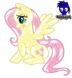 Size: 3840x4154 | Tagged: safe, artist:damlanil, derpibooru import, fluttershy, latex pony, original species, pegasus, pony, blushing, clothes, cute, cutie mark accessory, female, image, latex, latex suit, living suit, makeup, mare, png, raised hoof, rubber, shiny, shiny mane, show accurate, shyabetes, simple background, sitting, solo, spread wings, suit, transparent background, vector, wings