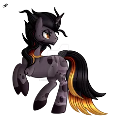 Size: 1280x1338 | Tagged: safe, artist:princessmoonsilver, derpibooru import, oc, oc:dimness ashes, pony, unicorn, image, male, png, simple background, solo, stallion, transparent background