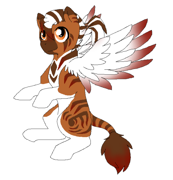 Size: 696x726 | Tagged: safe, artist:dr4m4-qu33n, derpibooru import, oc, unofficial characters only, hybrid, pegasus, zebra, zebrasus, coat markings, image, pegasus oc, png, simple background, socks (coat marking), solo, transparent background, wings