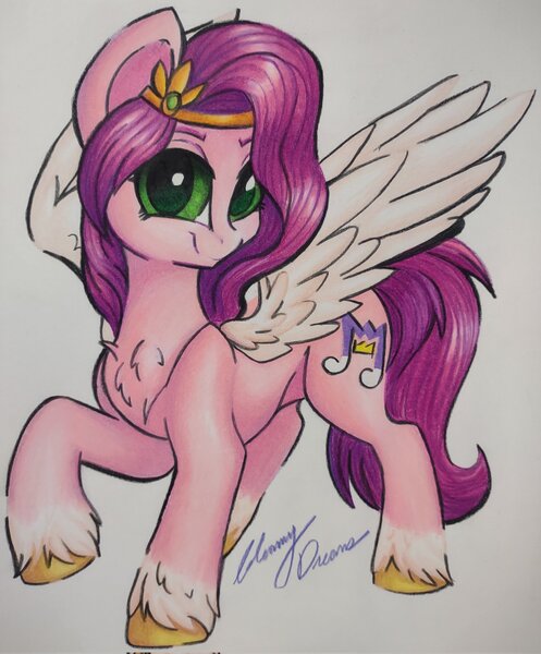 Size: 1695x2048 | Tagged: safe, artist:gleamydreams, derpibooru import, pipp petals, pegasus, pony, g5, image, jpeg