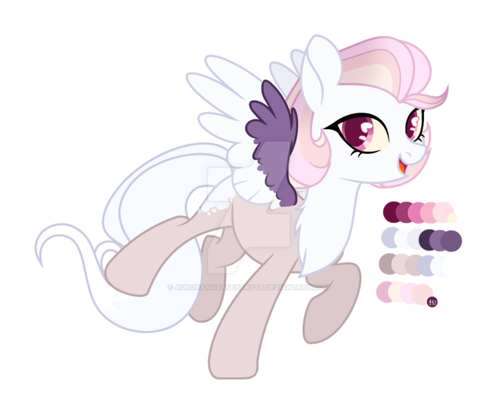 Size: 1280x1066 | Tagged: safe, artist:auroranovasentry, derpibooru import, oc, oc:annie, hybrid, pegasus, pony, colored wings, female, image, interspecies offspring, mare, offspring, parent:discord, parent:princess celestia, parents:dislestia, png, simple background, solo, transparent background, two toned wings, wings
