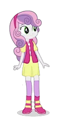 Size: 960x1920 | Tagged: safe, artist:eqgcmc, derpibooru import, edit, part of a set, vector edit, sweetie belle, equestria girls, boots, classy, clothes, cute, derpibooru exclusive, diasweetes, dress, female, high heel boots, image, leggings, png, shoes, simple background, socks, solo, transparent background, vector