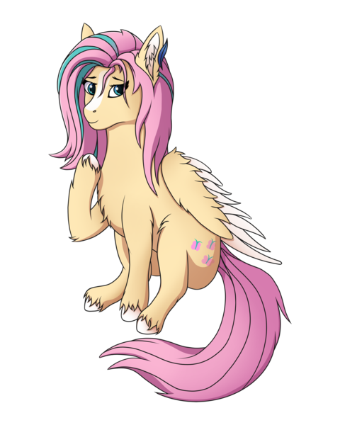 Size: 2000x2501 | Tagged: safe, artist:autumnsfurart, derpibooru import, fluttershy, pegasus, pony, chest fluff, image, png, simple background, sitting, solo, transparent background, unshorn fetlocks