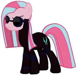 Size: 1280x1239 | Tagged: safe, artist:benpictures1, derpibooru import, pinkie pie, earth pony, pony, comic:the storm kingdom, my little pony: the movie, bad end, bodysuit, clothes, command 6, commander pinkie diana pie, crystal of light, female, goggles, image, inkscape, mare, pinkamena diane pie, png, simple background, solo, transparent background, vector