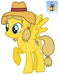 Size: 1128x1426 | Tagged: safe, derpibooru import, ponified, pegasus, pony, female, hat, image, lunar lander, png, the space place