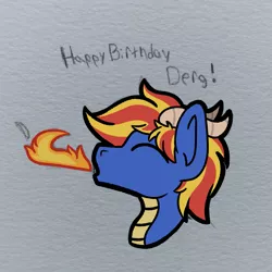 Size: 1873x1873 | Tagged: safe, artist:drheartdoodles, derpibooru import, oc, oc:draco flames, dracony, dragon, hybrid, breathing fire, fire, horns, image, png