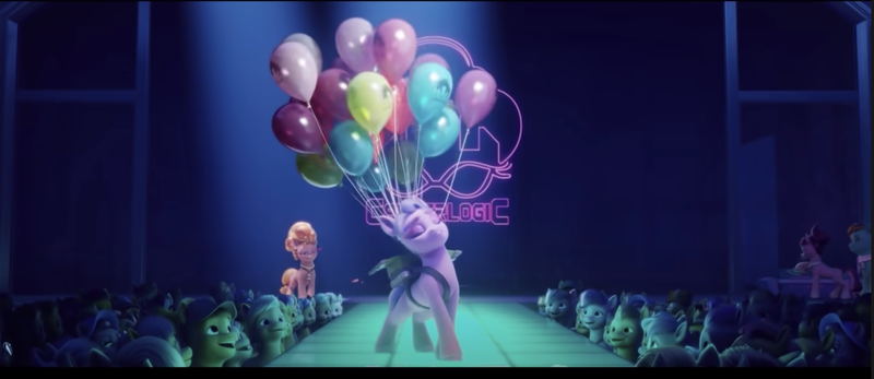 Size: 3122x1354 | Tagged: safe, derpibooru import, g5, my little pony: a new generation, spoiler:my little pony: a new generation, balloon, canterlogic, how to protect yourself from a unicorn attack, image, ivory cedar, maretime bay, png, unicorn attack