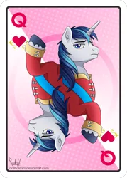 Size: 2143x3000 | Tagged: safe, artist:fadlihalimns, derpibooru import, shining armor, pony, unicorn, card, image, male, png, poker, stallion