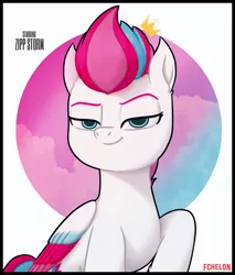Size: 1950x2289 | Tagged: safe, artist:fchelon, derpibooru import, zipp storm, pegasus, pony, abstract background, g5, image, jpeg, looking at you