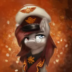 Size: 2800x2800 | Tagged: safe, artist:tekggd, derpibooru import, oc, unofficial characters only, pony, equestria at war mod, army, bust, clothes, image, png, portrait, solar empire, uniform