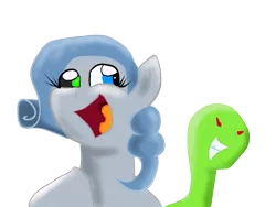 Size: 1024x768 | Tagged: safe, artist:tranzmuteproductions, derpibooru import, oc, unofficial characters only, earth pony, pony, bust, derp, duo, earth pony oc, eyelashes, female, heterochromia, image, mare, open mouth, png, simple background, smiling, transparent background