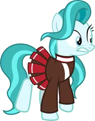 Size: 3162x4008 | Tagged: safe, artist:surprisepi, derpibooru import, lighthoof, earth pony, pony, 2 4 6 greaaat, blue eyes, cheerleader, cheerleader outfit, clothes, female, gritted teeth, high res, image, mare, png, simple background, skirt, solo, transparent background, vector