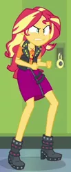 Size: 138x334 | Tagged: safe, derpibooru import, sunset shimmer, equestria girls, equestria girls series, forgotten friendship, angry, gritted teeth, image, png, rage, rageset shimmer