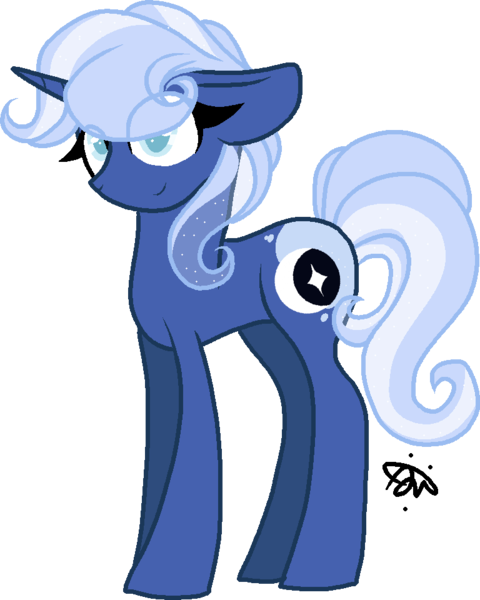 Size: 768x960 | Tagged: safe, artist:gallantserver, derpibooru import, oc, oc:startrail rule, pony, unicorn, female, image, magical lesbian spawn, mare, offspring, parent:princess luna, parent:trixie, parents:luxie, png, simple background, solo, transparent background