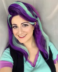 Size: 864x1080 | Tagged: safe, artist:sarahndipity cosplay, derpibooru import, photographer:sarahndipity cosplay, starlight glimmer, human, equestria girls, mirror magic, spoiler:eqg specials, clothes, cosplay, costume, everfree northwest, female, image, irl, irl photo, jpeg, photo, selfie, wig