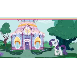 Size: 1600x1200 | Tagged: safe, derpibooru import, official, rarity, pony, unicorn, book, carousel boutique, female, g4, image, jpeg, mare, solo, welcome to ponyville (book)