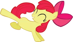 Size: 4064x2371 | Tagged: safe, artist:midnite99, derpibooru import, apple bloom, earth pony, pony, female, filly, image, kick, png, solo, vector