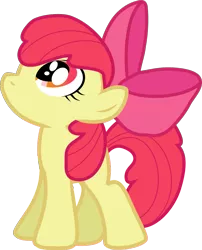 Size: 857x1062 | Tagged: safe, artist:creshosk, derpibooru import, apple bloom, earth pony, pony, female, filly, image, looking up, png, solo