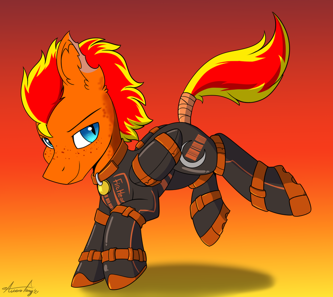 Size: 2247x2000 | Tagged: questionable, artist:aurorafang, derpibooru import, oc, oc:fireheart, bat pony, hybrid, pegasus, pony, bondage, bound wings, clothes, collar, gloves, image, latex, latex boots, latex gloves, latex suit, pegabat, pet tag, png, smiling, tail, tail wrap, wings