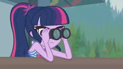 Size: 3410x1920 | Tagged: safe, derpibooru import, screencap, sci-twi, twilight sparkle, equestria girls, equestria girls series, unsolved selfie mysteries, clothes, female, glasses, high res, image, jpeg, one-piece swimsuit, ponytail, solo, swimsuit