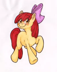 Size: 672x850 | Tagged: safe, artist:mylittlerainbowtail, derpibooru import, apple bloom, earth pony, pony, female, filly, image, jpeg, solo
