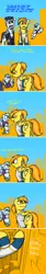 Size: 800x4760 | Tagged: safe, artist:captainhoers, derpibooru import, soarin', spitfire, oc, oc:concorde, pegasus, pony, firestarter spitfire, beard, clothes, comic, dialogue, facial hair, family, female, filly, image, jacket, knocking, male, mare, offspring, parent:soarin', parent:spitfire, parents:soarinfire, png, shipping, soarinfire, stallion, straight, sweater