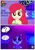 Size: 1414x2000 | Tagged: suggestive, artist:theminus, banned from derpibooru, deleted from derpibooru, derpibooru import, apple bloom, equestria girls, 2 panel comic, blacklight, comic, female, image, implied cum, jpeg, lolicon, police, solo, underage