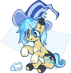 Size: 1589x1634 | Tagged: safe, artist:ube, artist:ubebreb, derpibooru import, oc, oc:bippity boppity, unofficial characters only, frog, pony, unicorn, pony town, :p, cute, doodle, female, glow, glowing horn, hat, horn, image, mage, magic, mare, ocbetes, png, simple background, simple shading, sitting, smiling, starry eyes, tongue out, transparent background, unicorn oc, white pupils, wingding eyes, witch hat, wizard