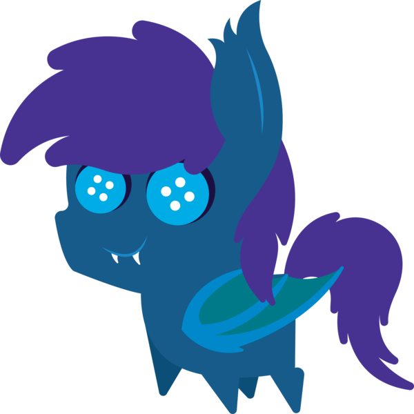 Size: 5758x5754 | Tagged: safe, artist:tikibat, derpibooru import, oc, oc:stardust, oc:stardust(cosmiceclipse), unofficial characters only, bat pony, pony, bat pony oc, bat wings, chibi, derpibooru exclusive, ear fluff, fangs, image, male, membranous wings, plushy ponies, png, pointy ponies, simple background, slit pupils, solo, stallion, transparent background, wings